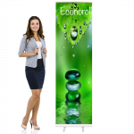 Econoroll Retractable Banner Stand 24" Wide x 80" Tall
