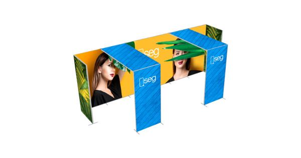 QSEG Kit H 20ft x 10ft Arched Exhibit Booth Trade Show Booths