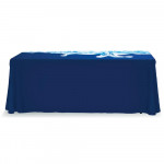 Table Throw 8ft 4-Sided Full Cover, Durable Printed Fabric