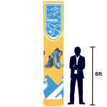 Wallbox Display Tower 2ft x 10ft tall with Custom Graphics