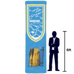 Wallbox Display Tower 3ft w x 10ft tall with Printed Banner