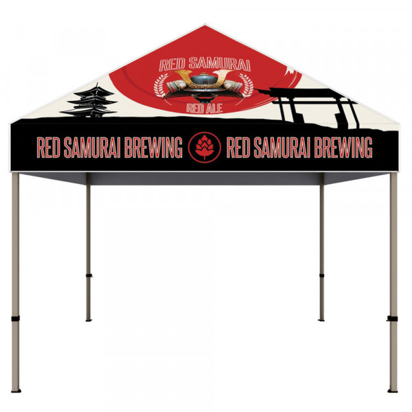 Canopy Tent 10ft x 10ft, Steel With Dye Sublimated Graphic
