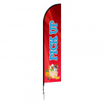 Feather Flag 14 ft Outdoor With Spike Base