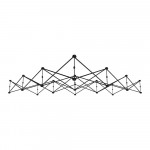 Xclaim Pyramid 10'w Fabric Popup Kit 02 - 12 Panels