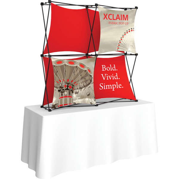 Xclaim 5ft Wide Fabric Popup Display Kit 01 - 4 Panels 
