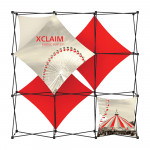 Xclaim 8ft Wide Fabric Popup Display Kit 02 - 5 Panels 
