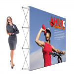 RPL Popup Display 10ft Straight with Tension Fabric Graphic 