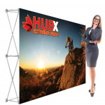 RPL Tabletop Popup Display 8'w x 5'h with Fabric Graphics