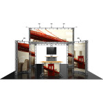 Aarhus Island Truss Exhibit 20ft x 20ft Modular Booth
