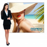 Aspen SEG Tension Fabric Frame 4ft x 5ft Custom Printed Banner