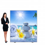 Aspen SEG Tension Fabric Frame 5ft x 6ft Custom Printed Banner