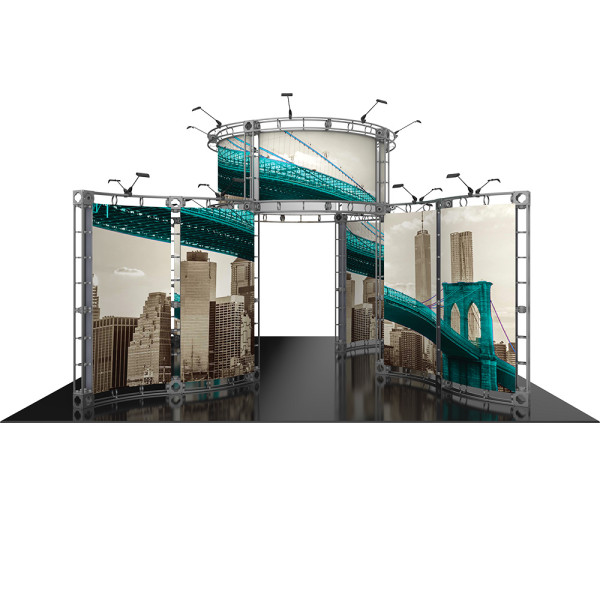 Canis Island Truss Exhibit 20ft x 20ft Modular Booth