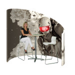 Formulate C-Shaped Conference Wall Display 8ft Wide