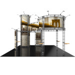 Corvus Island Truss Exhibit 20ft x 20ft Modular Booth