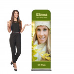 EZ Extend Fabric Banner Stand 2 ft wide x 5.5 ft tall 