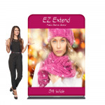 EZ Extend Fabric Banner Display Stand 5 ft wide x 7.5 ft tall 