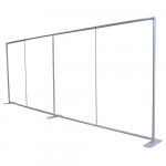 EZ Tube Backdrop 20ft Straight Booth Printed Double-Sided