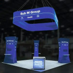 Fusion Kit 10 Island Display 20ft x 18ft Tall Fabric Structure