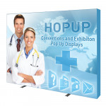 Hopup 10'w x8'h Straight Tension Fabric Display
