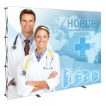Hopup 10'w x8'h Straight Tension Fabric Display