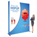 Hopup 7.5'w x 10'h Straight Tension Fabric Display