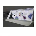 Hybrid Pro 20ft Modular Booth with SEG Graphics - Kit 15