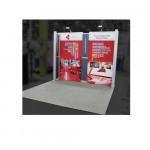 Hybrid Pro 10ft Booth with Dual SEG Graphic Panels - Kit 5