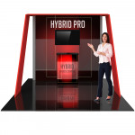 Hybrid Pro 10ft Modular Booth with Backlit Counter - Kit 7