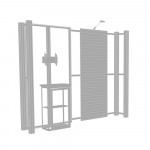 Hybrid Pro 10ft Modular Booth with Slot Wall - Kit 8
