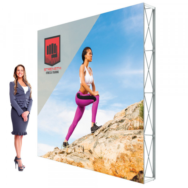 Lumiere SEG Popup Display  10ft x 10ft Backdrop w/ SEG Graphics