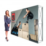 Lumiere Tabletop Popup Display 8'w x 5'h Single Sided Backdrop