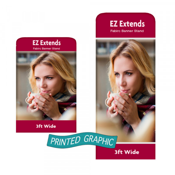 Graphic Only for EZ Extend Banners - 3ft Wide