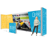 Sego Qseg Kit A 20ft Modular Display with Non-lit and Backlit sections