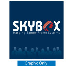 Skybox Hanging Banner Cube 8ft Wide