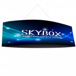 Skybox Football Banner Hanging Display 10’w x 48h with Fabric Graphics 