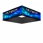 Skybox Square Banner Hanging Display 15’w x 3.5'h with Fabric Graphics 