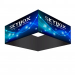 Skybox Large Square Hanging Display 15’w x 5’h with Printed Banners
