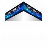 Skybox Triangle Hanging Banners 10ft x 2ft with Custom Graphics 