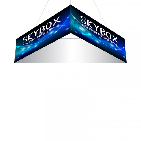 Skybox Triangle Hanging Banners 10ft x 2ft with Custom Graphics 