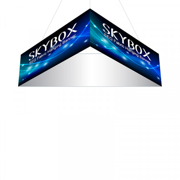 Skybox Triangle Ceiling Banner 12ft x 32in Includes Fabric Graphics  