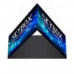Skybox Triangle Hanging Banner 12'W x 6’H Custom Printed Graphics