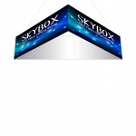 Skybox Triangle Hanging Banners 15ft x 3ft Includes Custom Printing 
