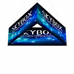 Skybox Large Triangle Hanging Display 15’w x 5’h with Printed Banners