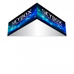 Skybox Triangle Hanging Banners 8ft x 2ft with Custom Graphics 