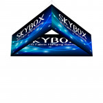 Skybox Triangle Ceiling Banner 8ft x 32in Includes Fabric Graphics 