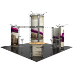 Zenit Island Truss Exhibit 20ft x 20ft Modular Booth